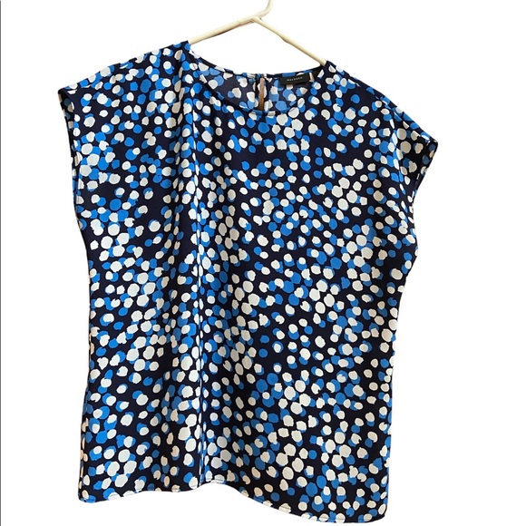 Halogen cap sleeve womens blouse - Picture 1 of 5